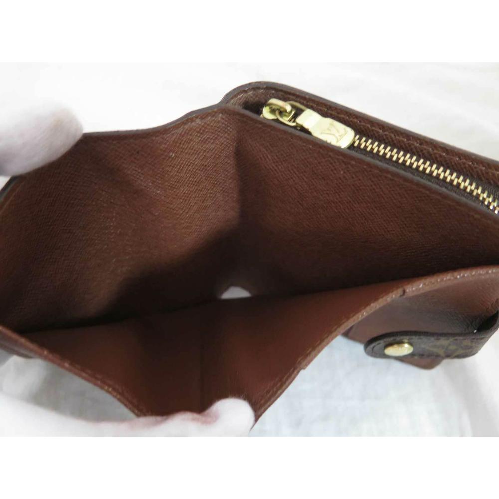 Auth Louis Vuitton Compact Zip Bifold #78266L34B - Picture 10 of 12